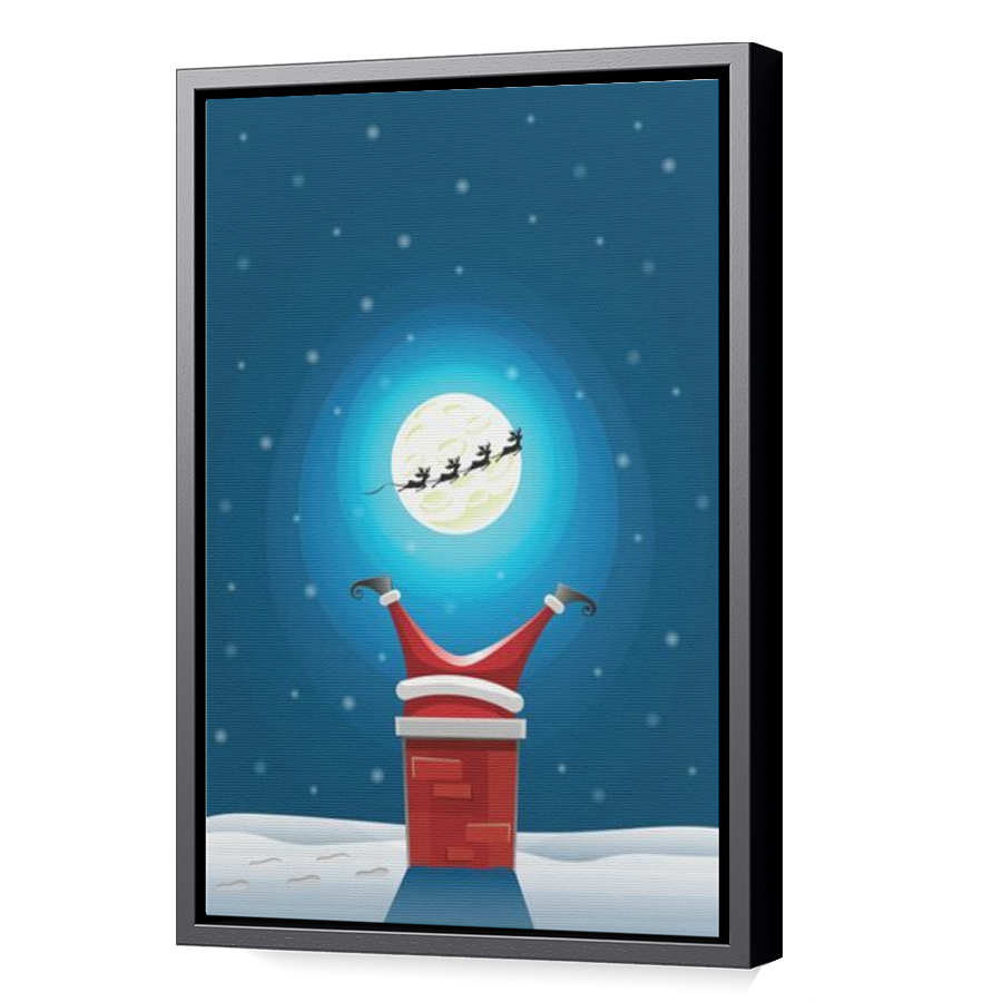 Thumbnail for Canvas - Black Floating Frame