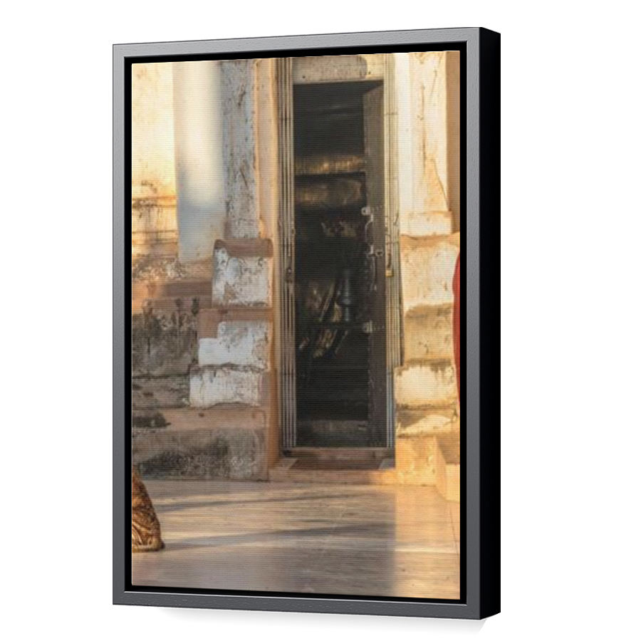Thumbnail for Canvas - Black Floating Frame