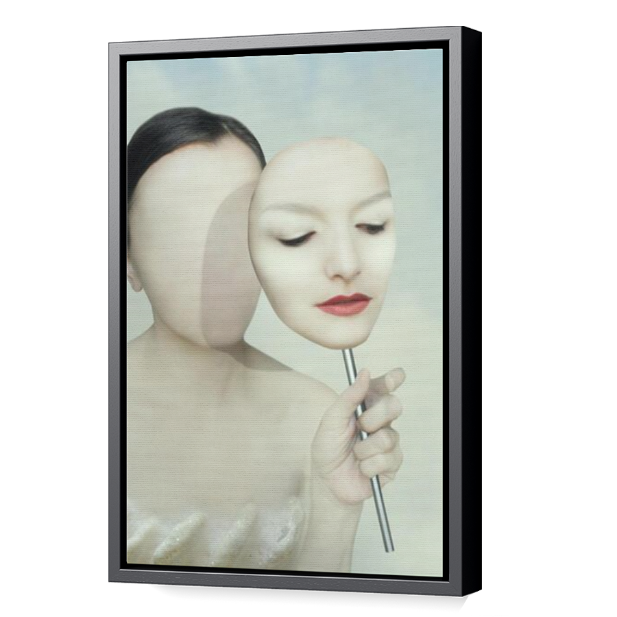 Thumbnail for Canvas - Black Floating Frame