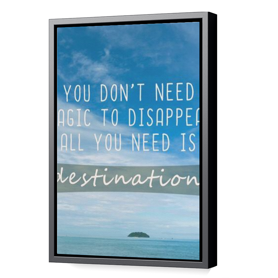Thumbnail for Canvas - Black Floating Frame