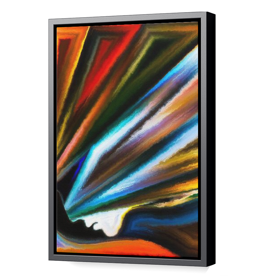 Thumbnail for Canvas - Black Floating Frame