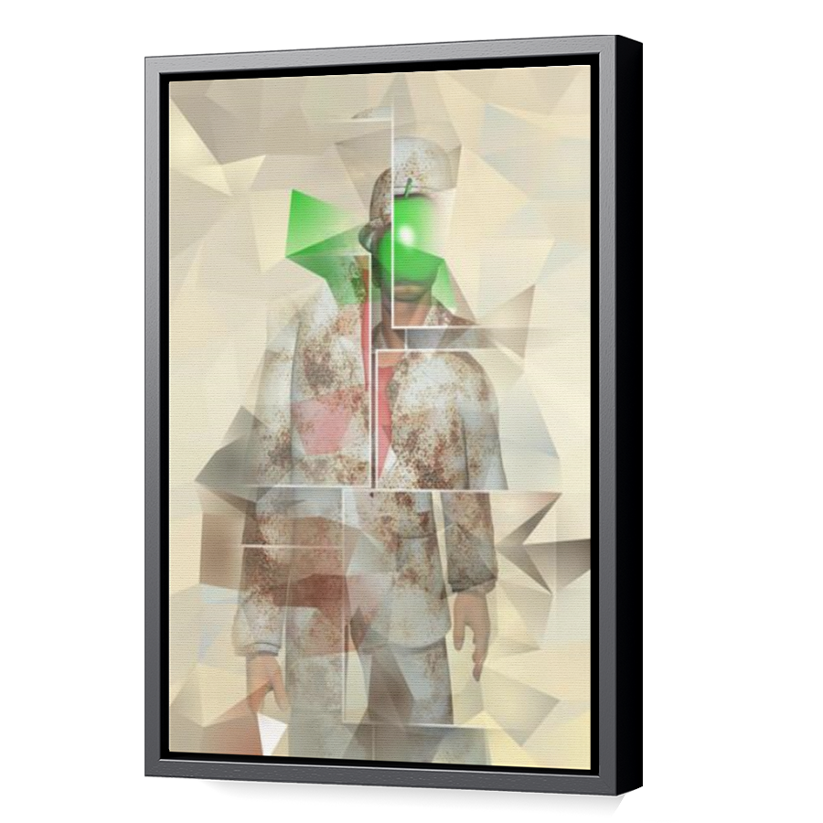 Thumbnail for Canvas - Black Floating Frame