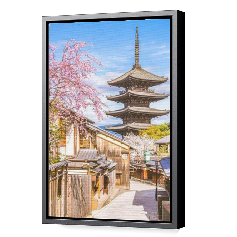 Thumbnail for Canvas - Black Floating Frame