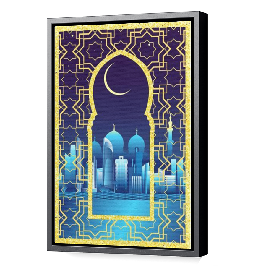 Thumbnail for Canvas - Black Floating Frame