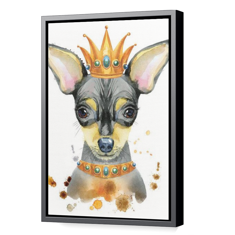 Thumbnail for Canvas - Black Floating Frame