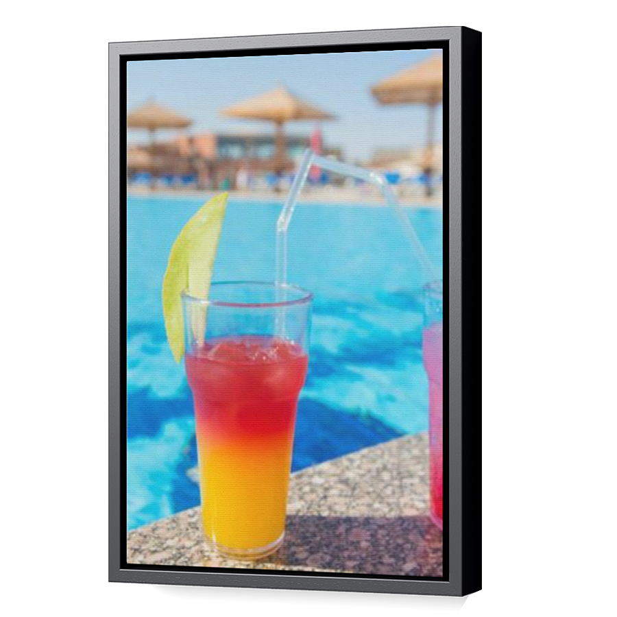 Thumbnail for Canvas - Black Floating Frame