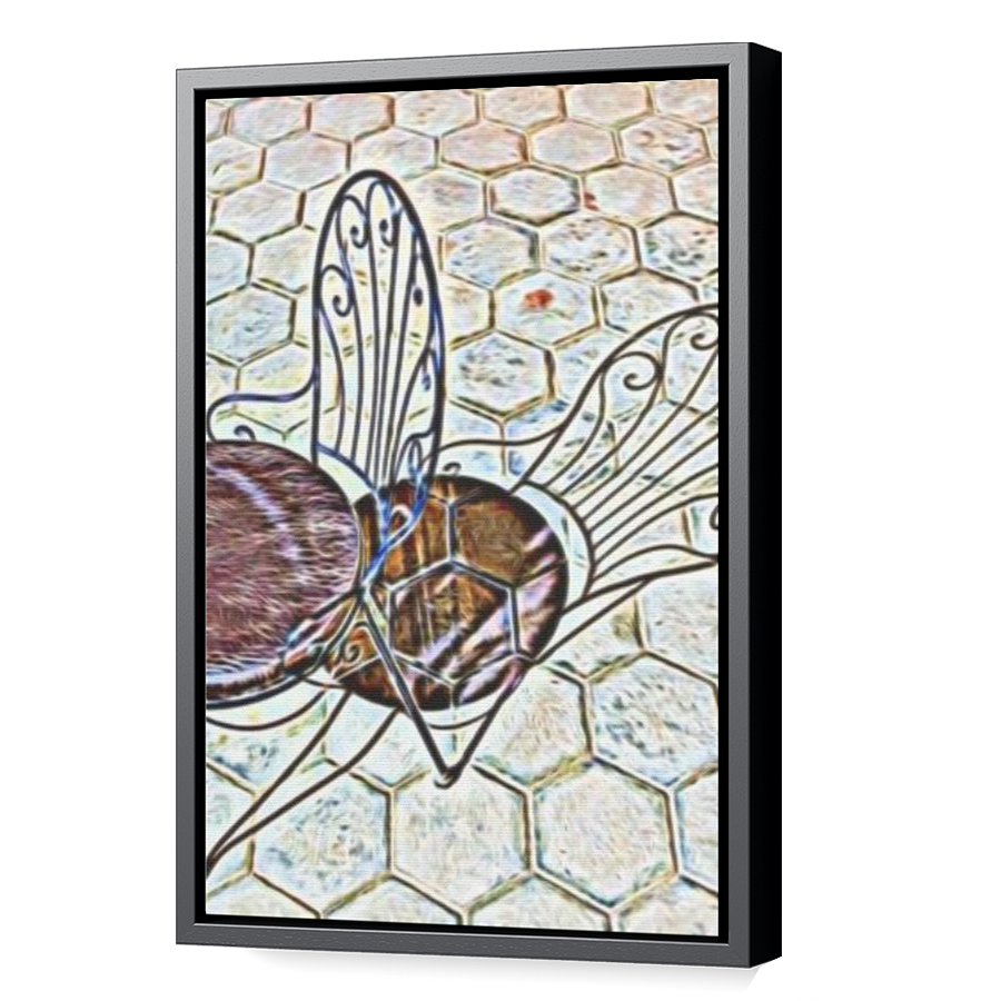 Thumbnail for Canvas - Black Floating Frame