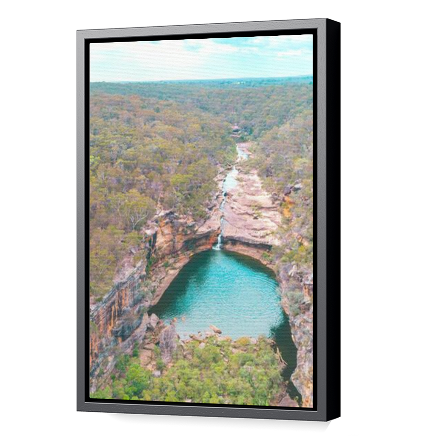 Thumbnail for Canvas - Black Floating Frame