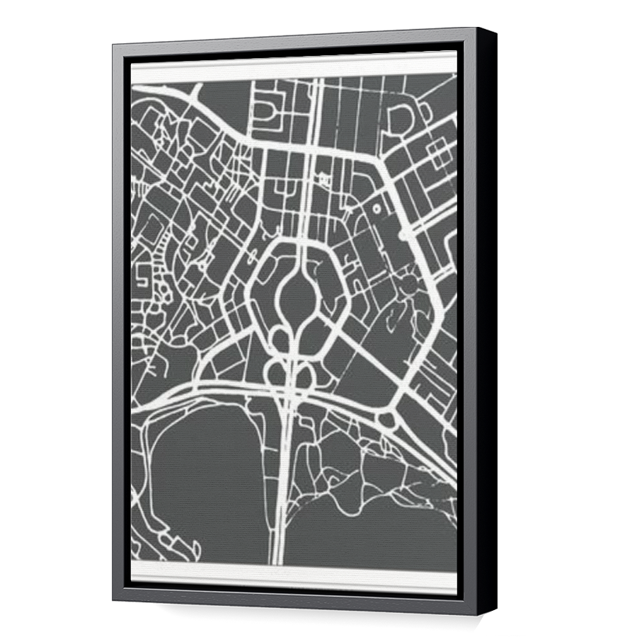Thumbnail for Canvas - Black Floating Frame