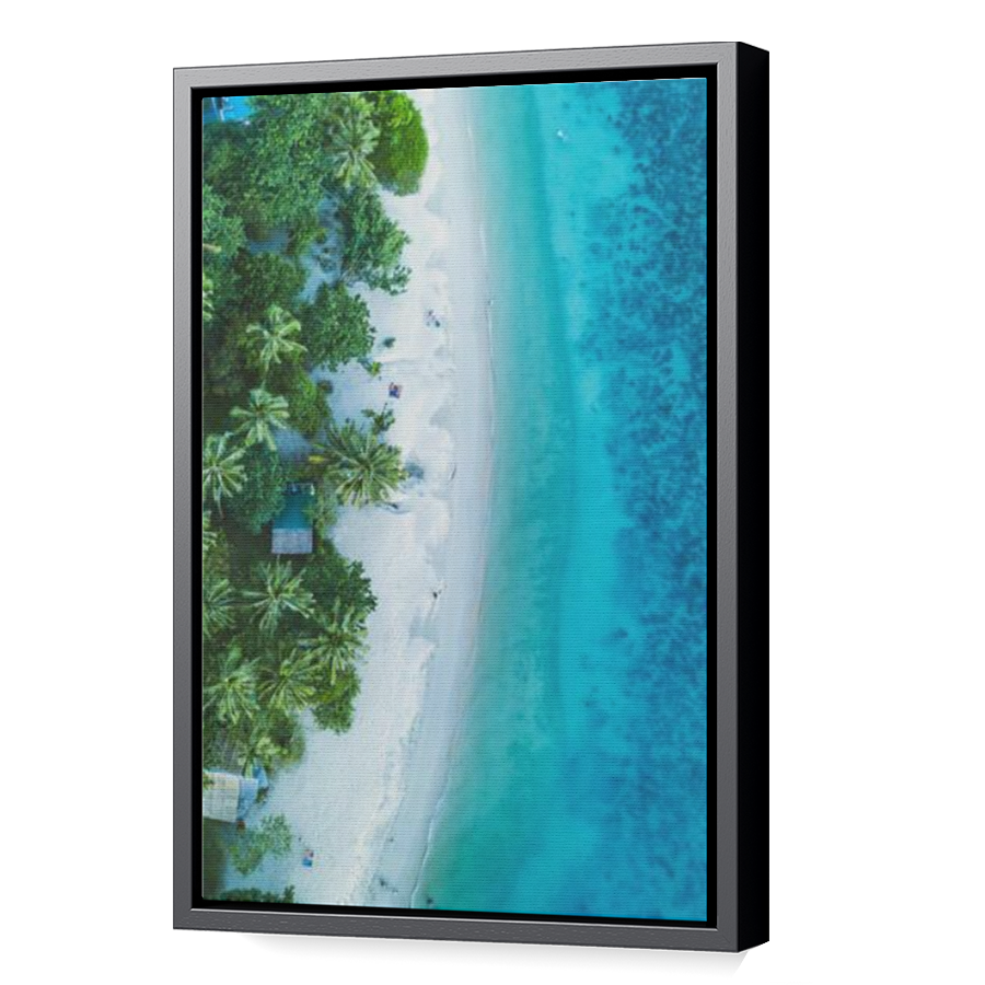 Thumbnail for Canvas - Black Floating Frame