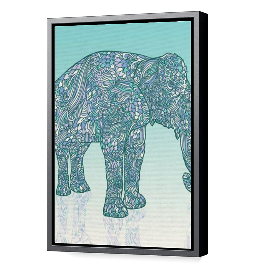 Thumbnail for Canvas - Black Floating Frame