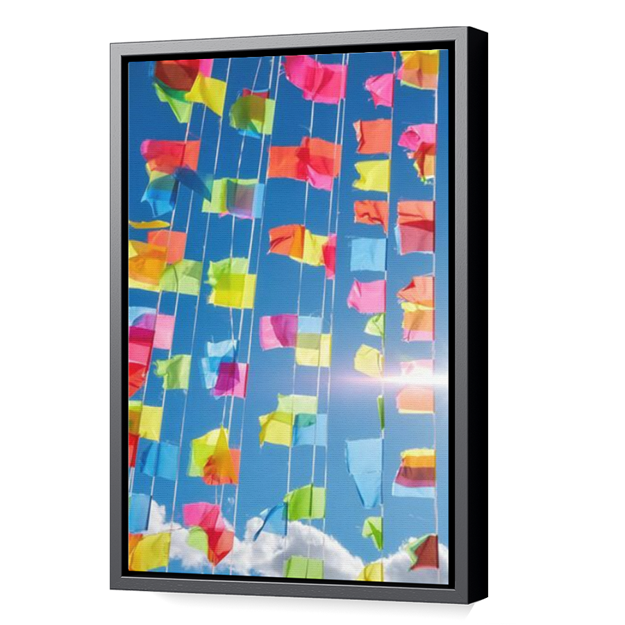 Thumbnail for Canvas - Black Floating Frame