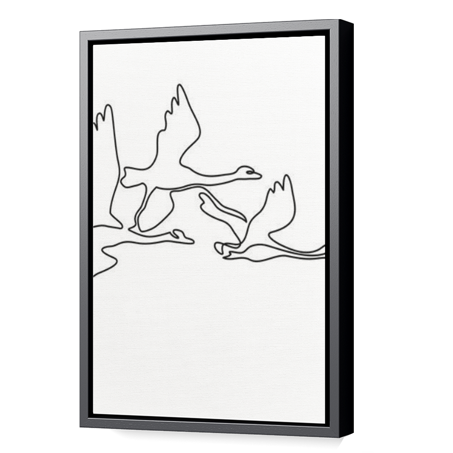 Thumbnail for Canvas - Black Floating Frame