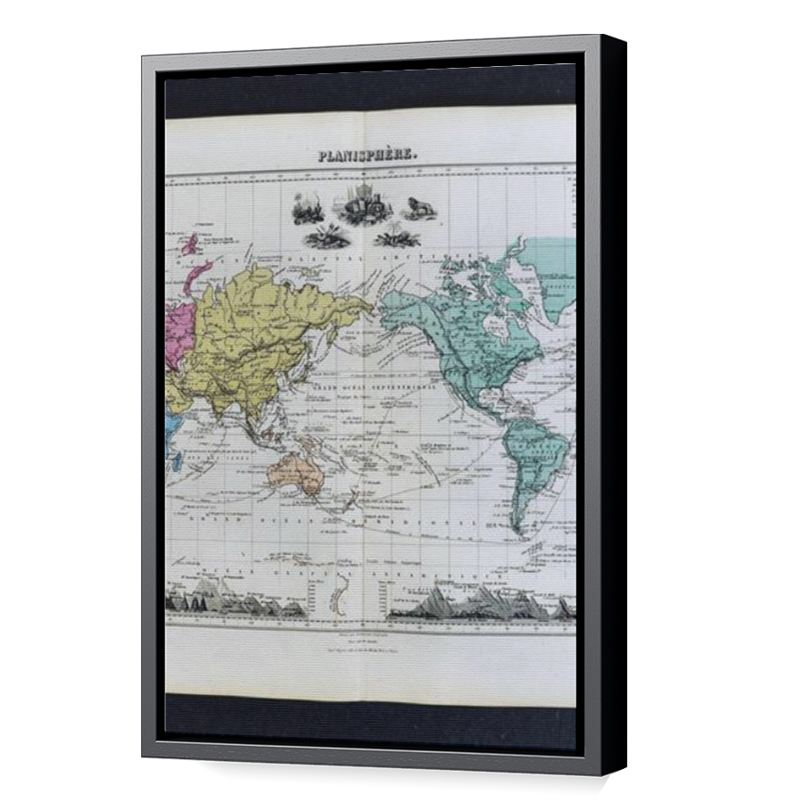 Thumbnail for Canvas - Black Floating Frame