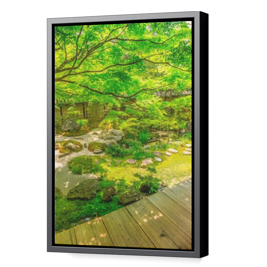 Thumbnail for Canvas - Black Floating Frame