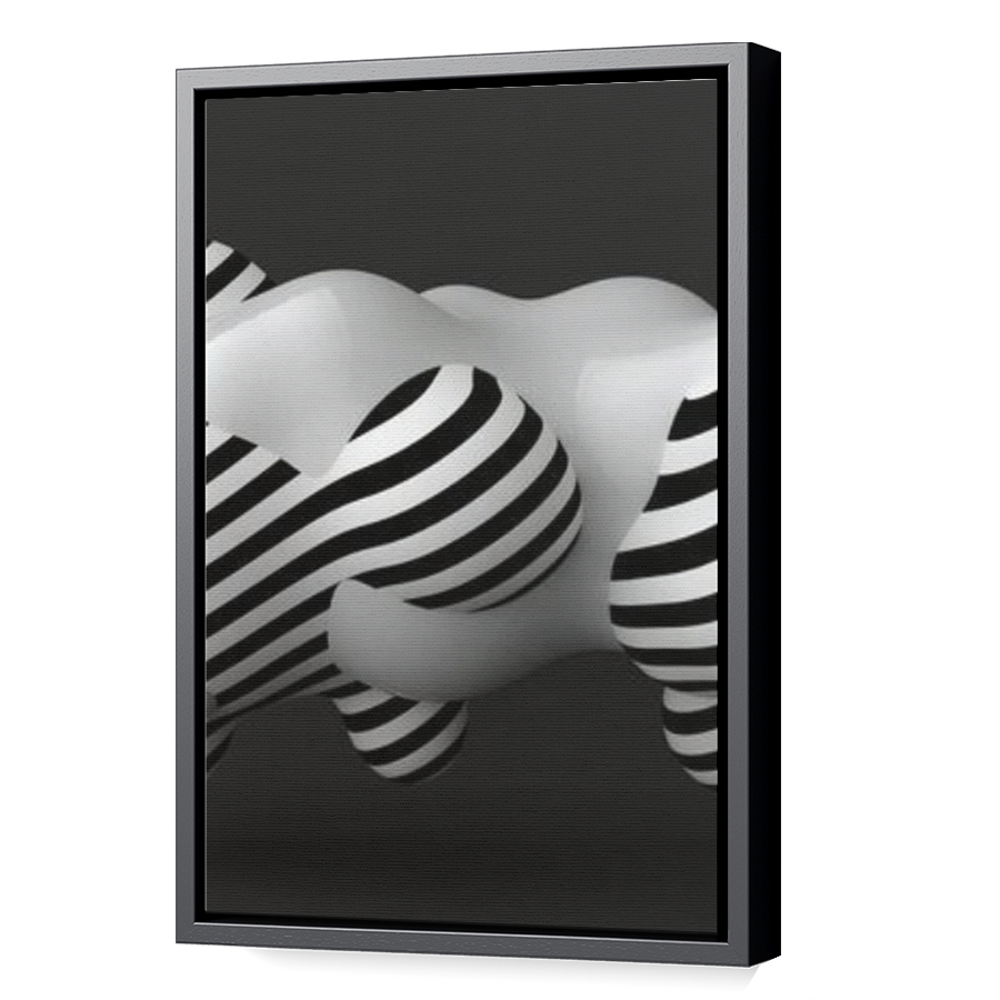 Thumbnail for Canvas - Black Floating Frame