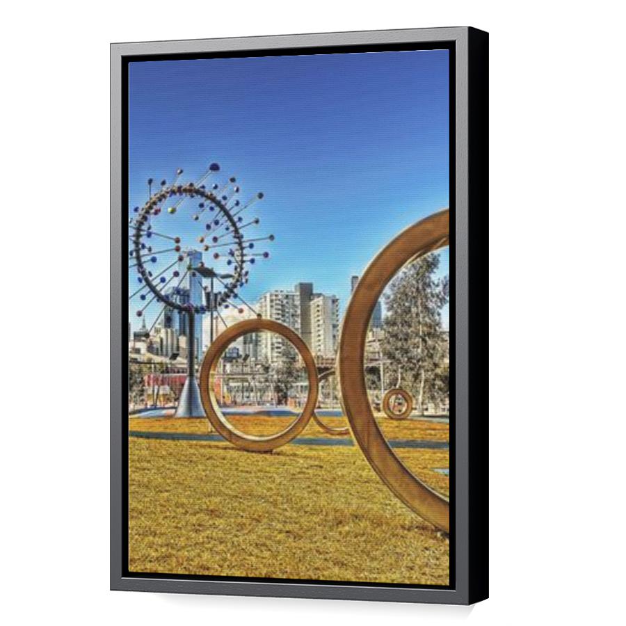 Thumbnail for Canvas - Black Floating Frame