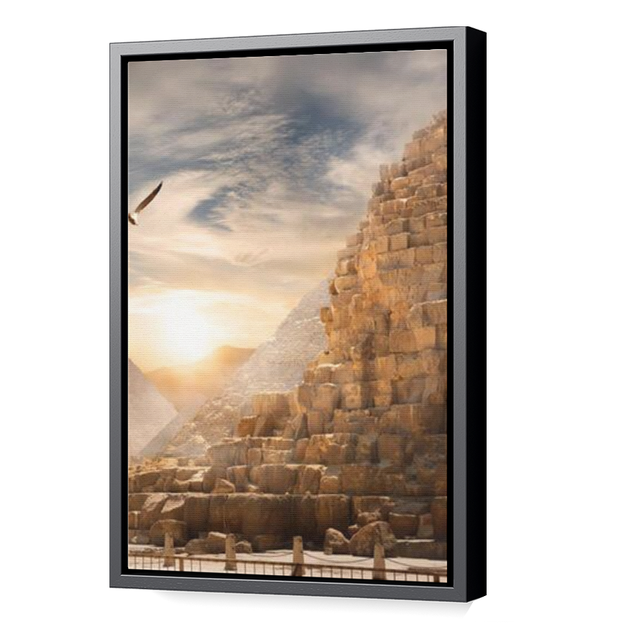 Thumbnail for Canvas - Black Floating Frame
