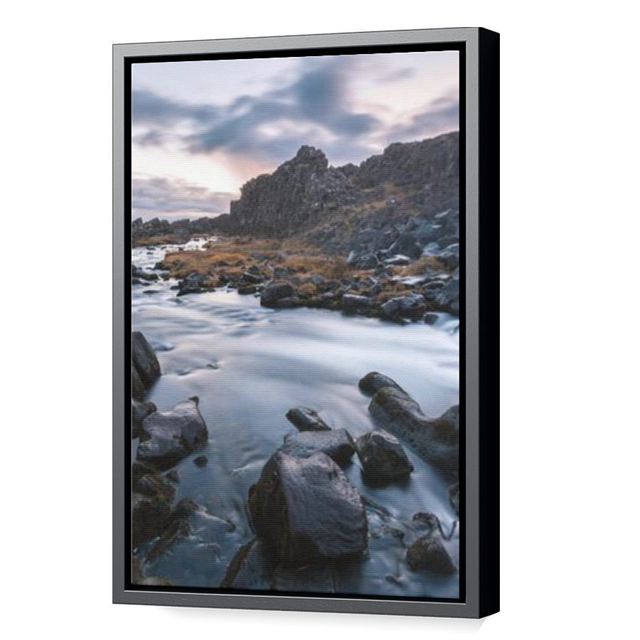 Thumbnail for Canvas - Black Floating Frame