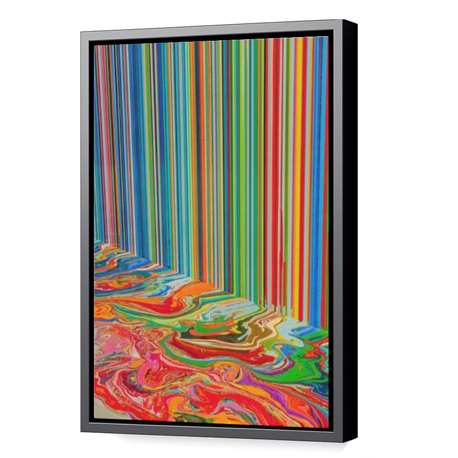 Thumbnail for Canvas - Black Floating Frame