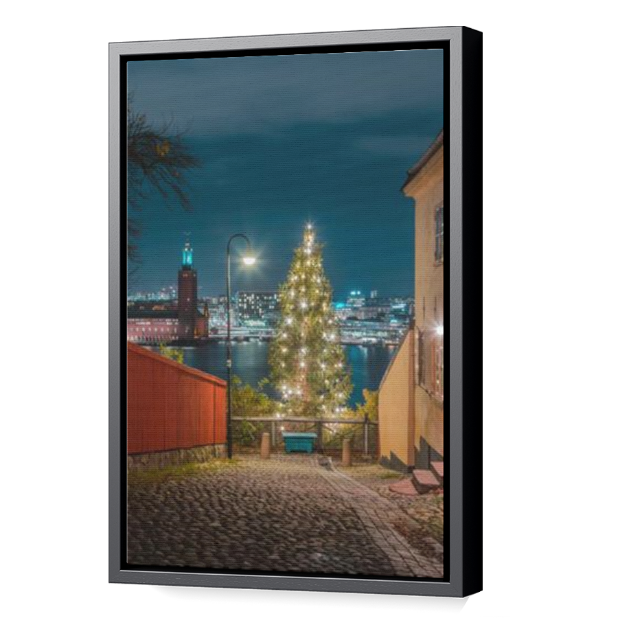 Thumbnail for Canvas - Black Floating Frame