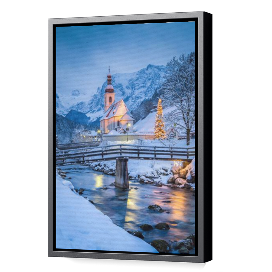 Thumbnail for Canvas - Black Floating Frame