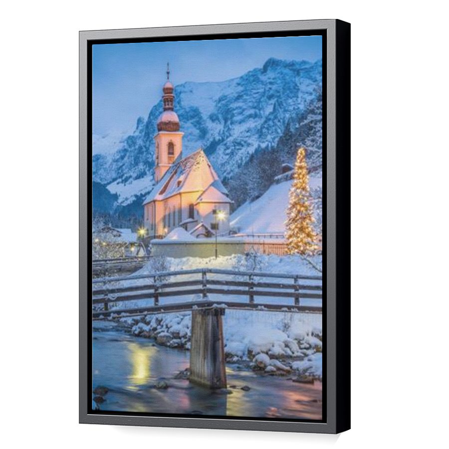 Thumbnail for Canvas - Black Floating Frame
