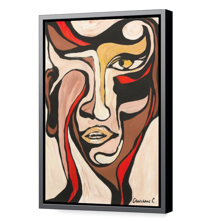 Thumbnail for Canvas - Black Floating Frame
