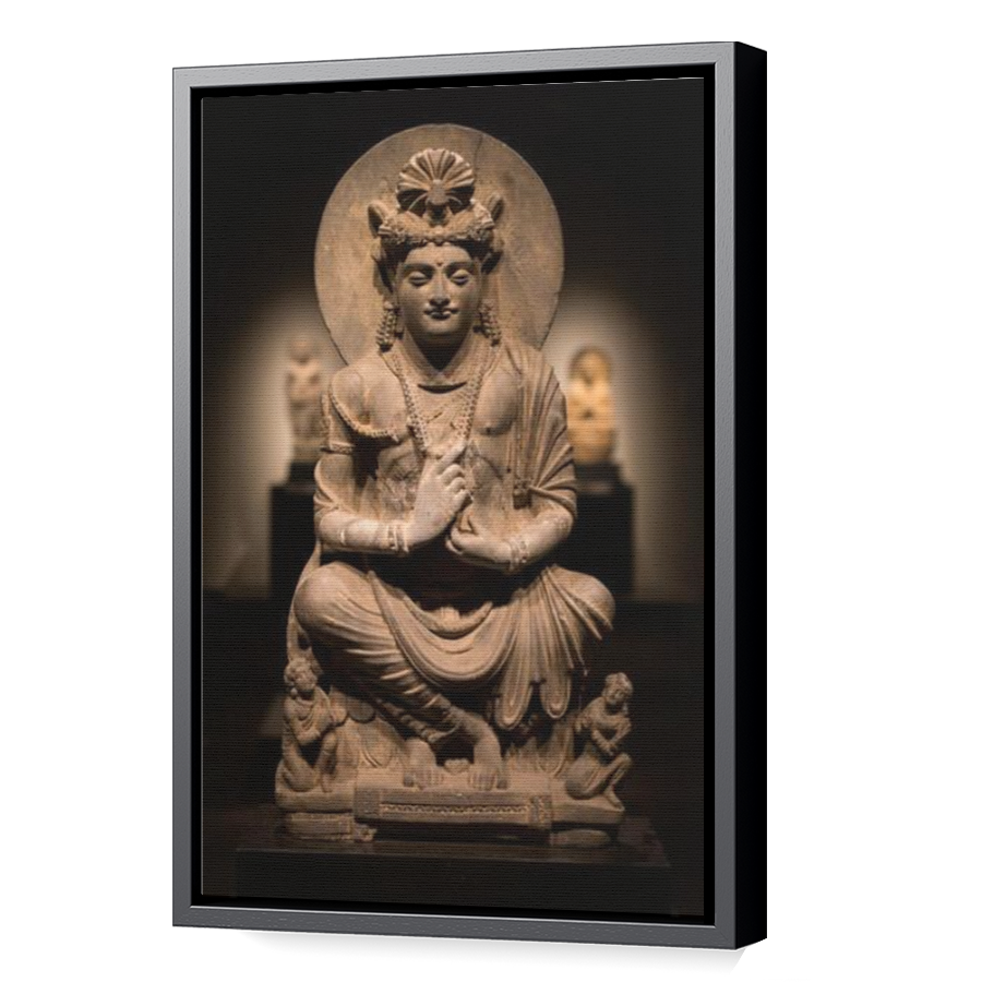 Thumbnail for Canvas - Black Floating Frame