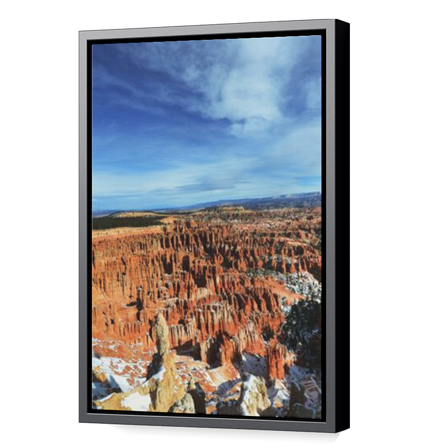 Thumbnail for Canvas - Black Floating Frame
