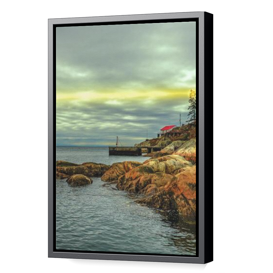 Thumbnail for Canvas - Black Floating Frame