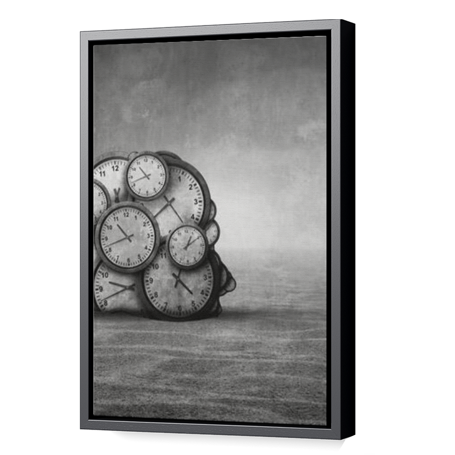 Thumbnail for Canvas - Black Floating Frame