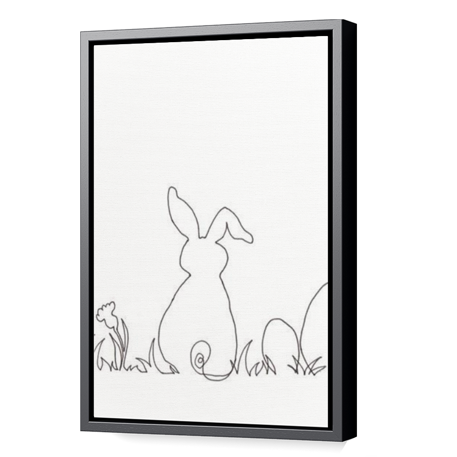 Thumbnail for Canvas - Black Floating Frame