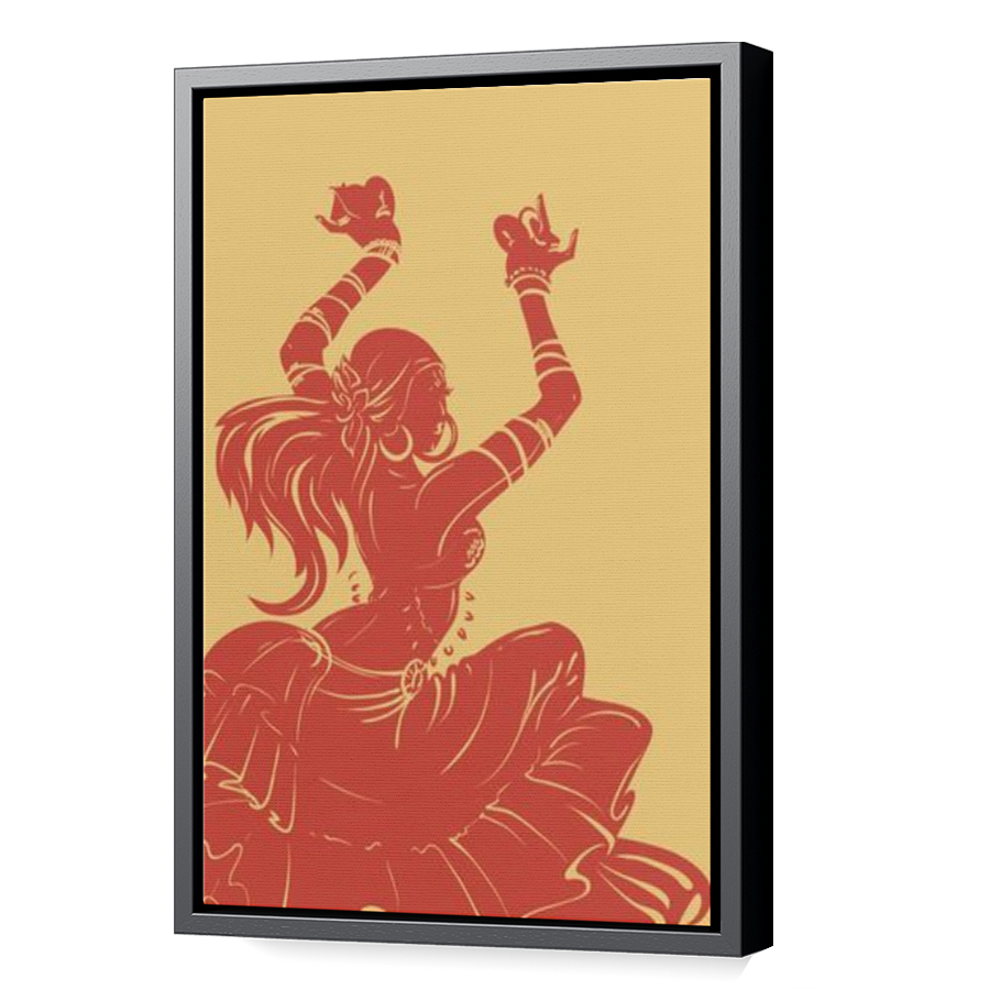 Thumbnail for Canvas - Black Floating Frame