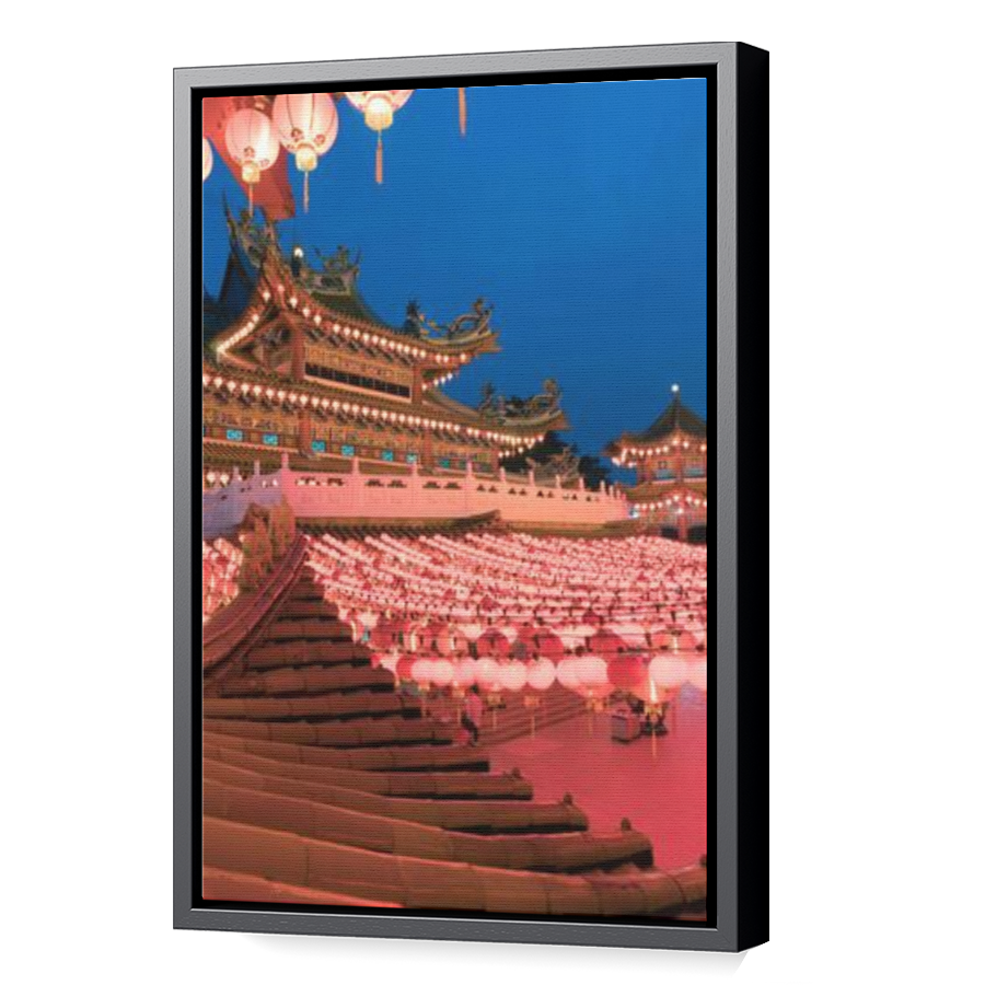 Thumbnail for Canvas - Black Floating Frame