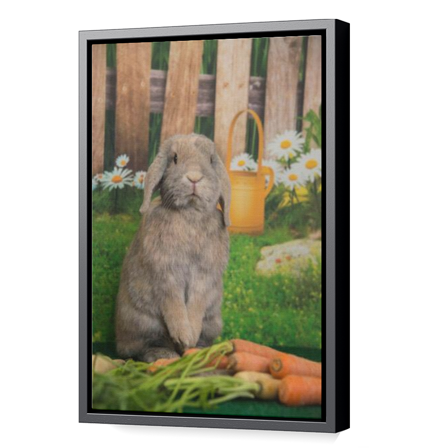 Thumbnail for Canvas - Black Floating Frame