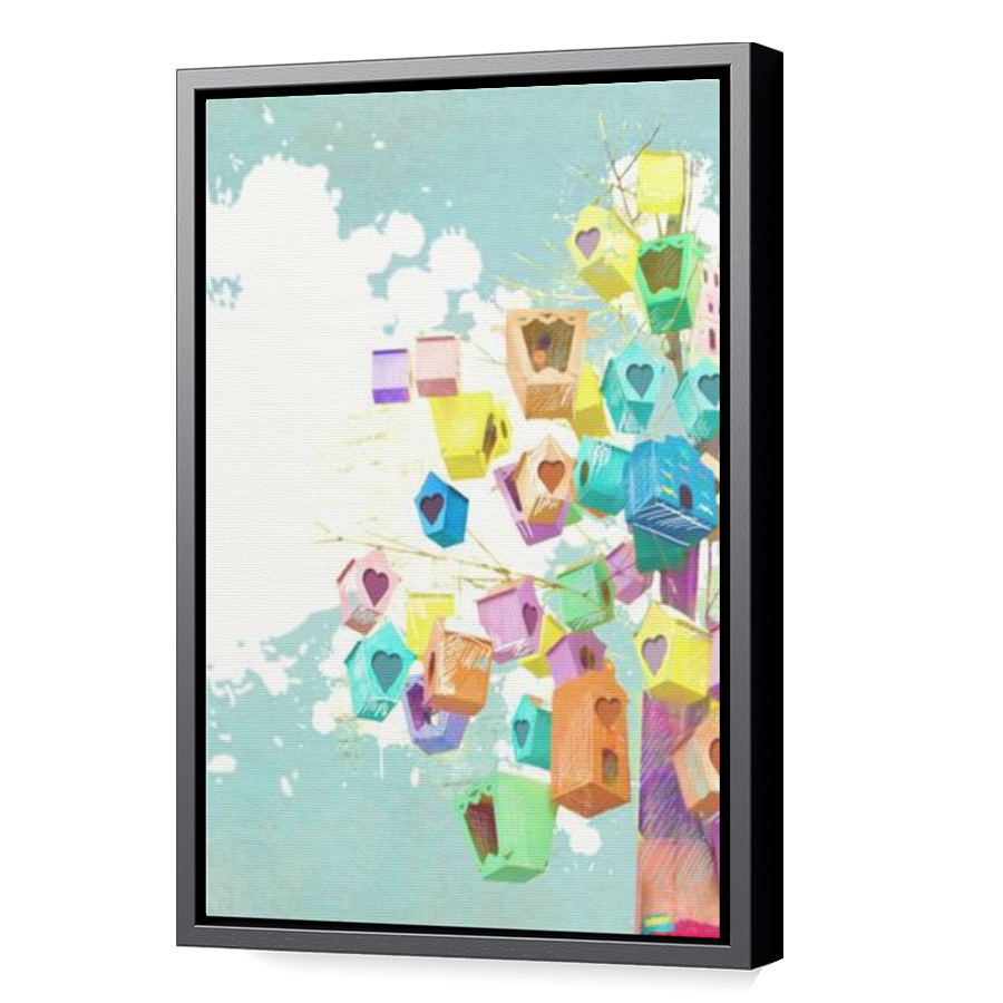 Thumbnail for Canvas - Black Floating Frame