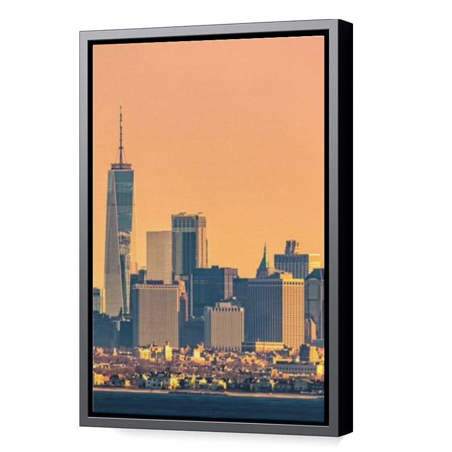 Thumbnail for Canvas - Black Floating Frame