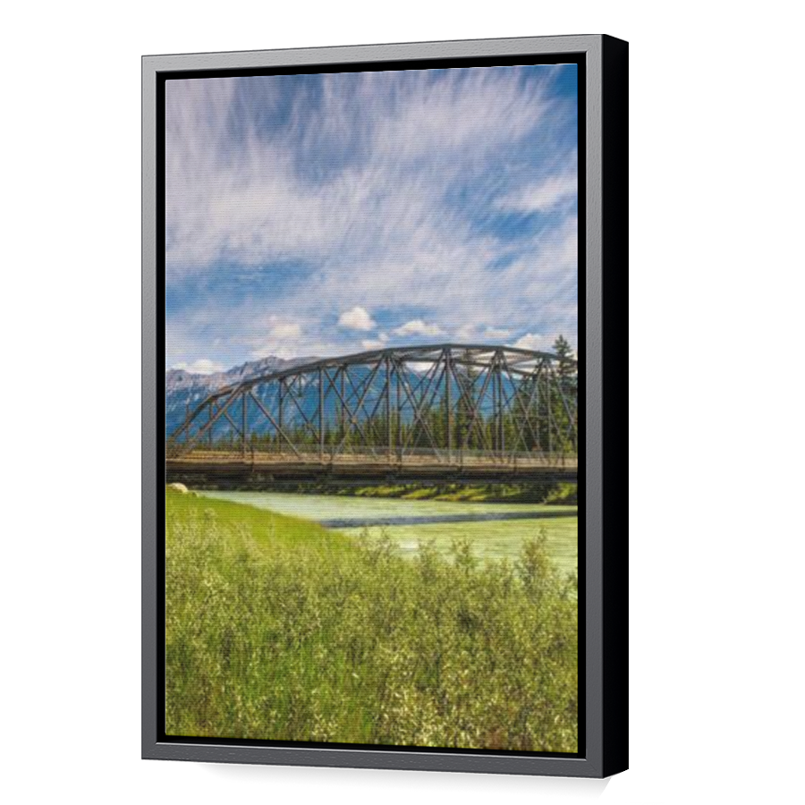 Thumbnail for Canvas - Black Floating Frame