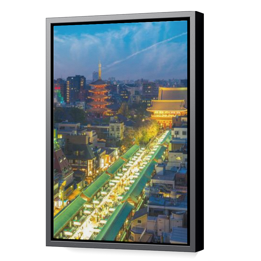 Thumbnail for Canvas - Black Floating Frame