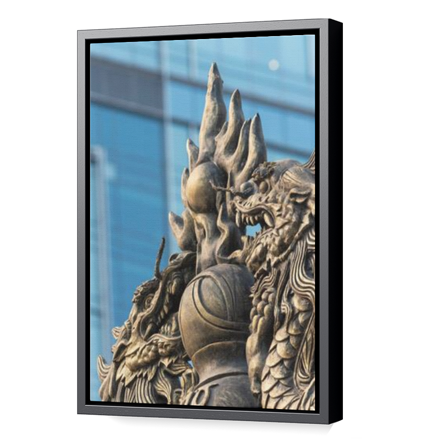 Thumbnail for Canvas - Black Floating Frame