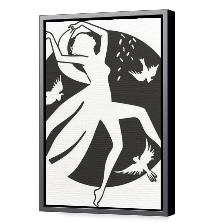 Thumbnail for Canvas - Black Floating Frame