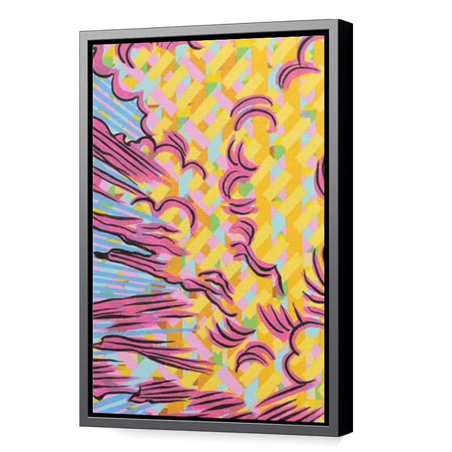 Thumbnail for Canvas - Black Floating Frame