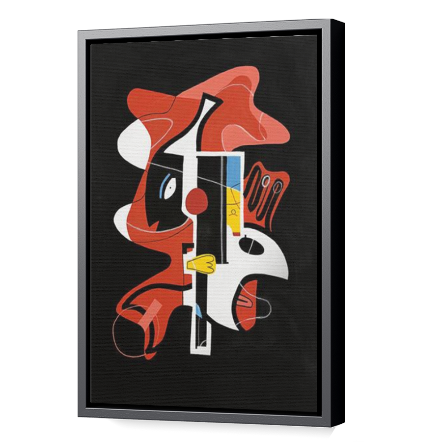 Thumbnail for Canvas - Black Floating Frame