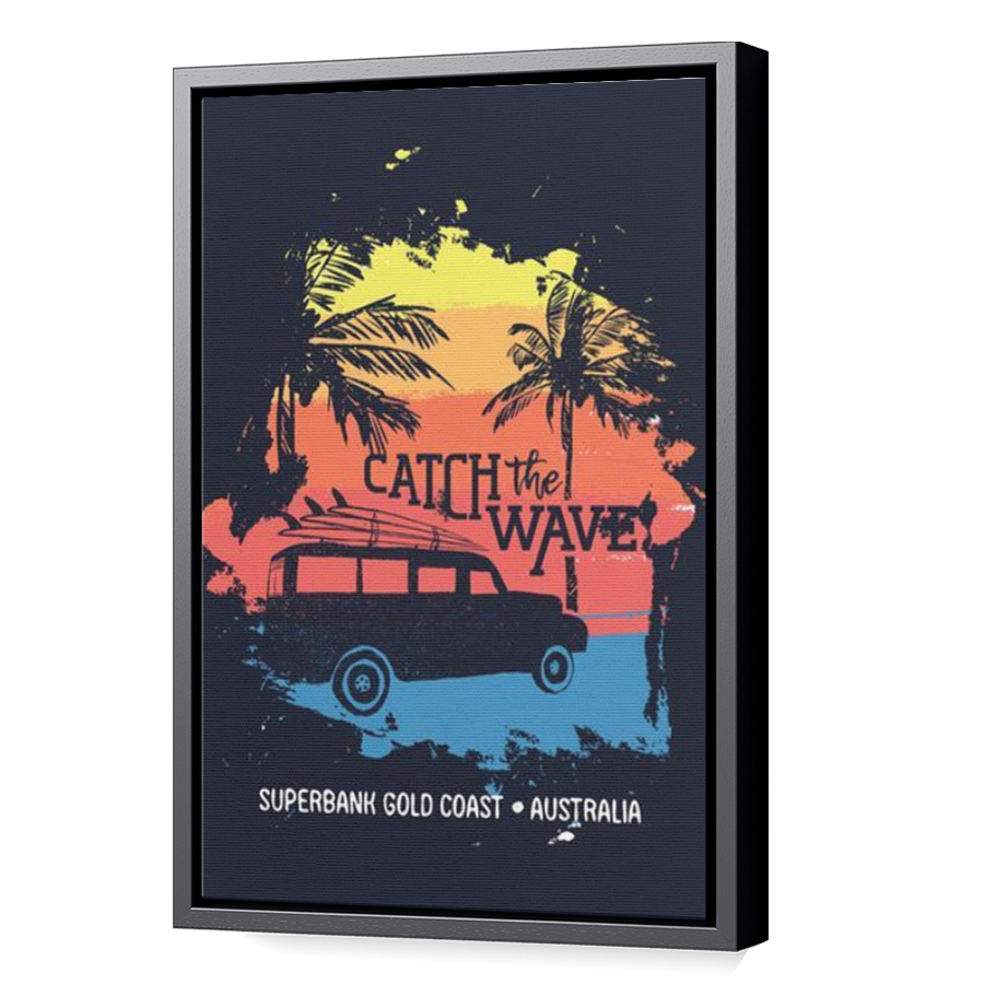 Thumbnail for Canvas - Black Floating Frame