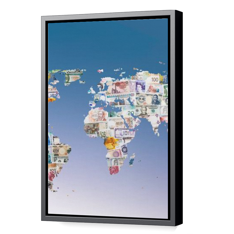 Thumbnail for Canvas - Black Floating Frame