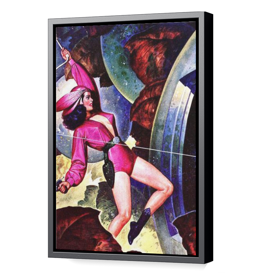 Thumbnail for Canvas - Black Floating Frame