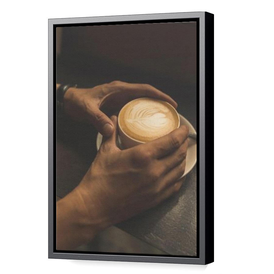 Thumbnail for Canvas - Black Floating Frame