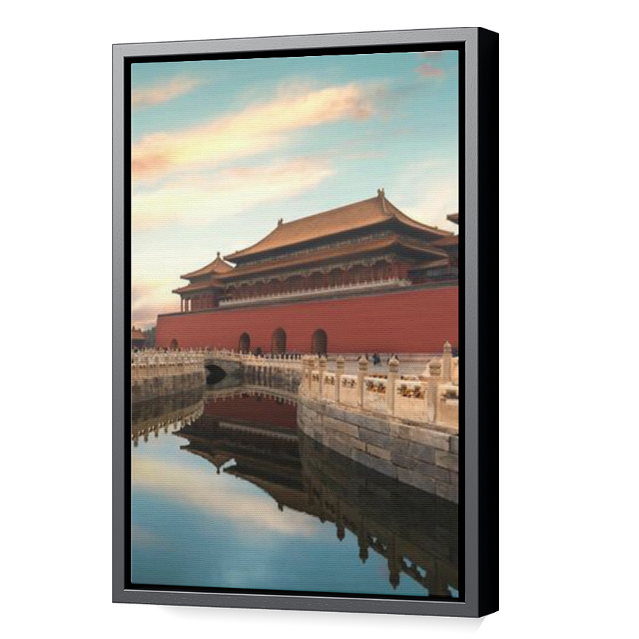 Thumbnail for Canvas - Black Floating Frame