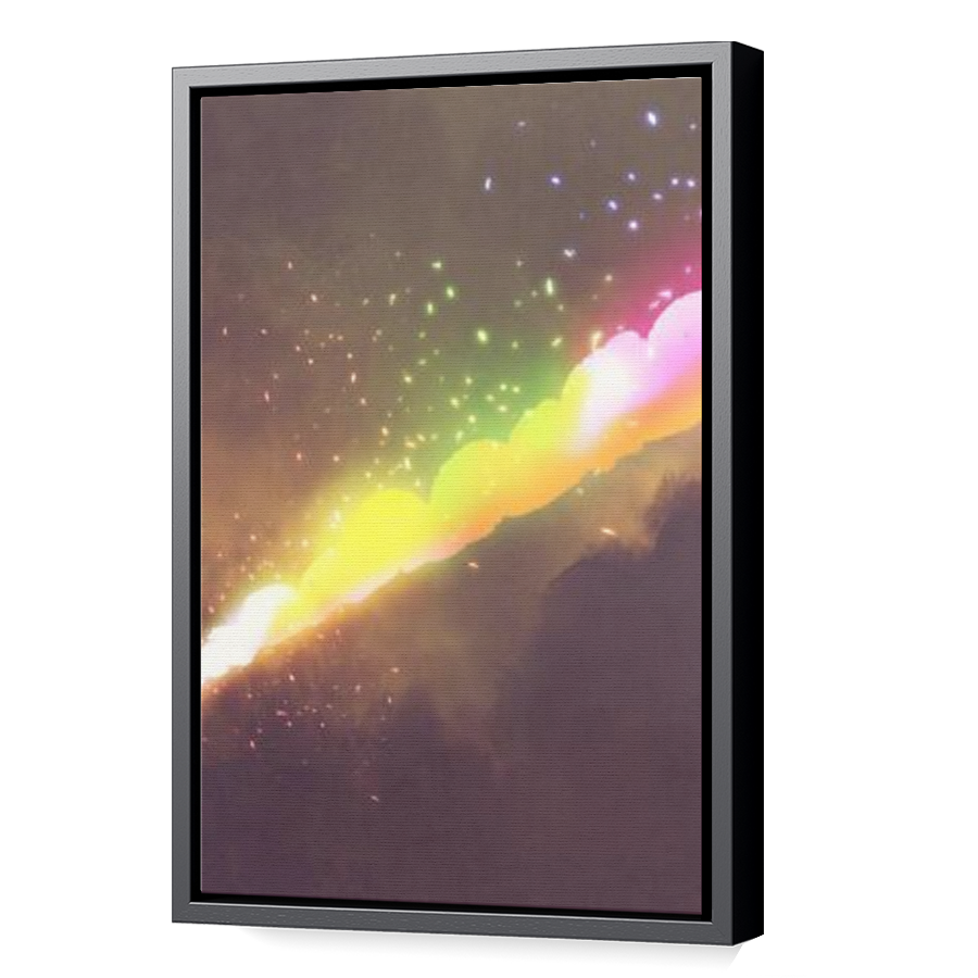 Thumbnail for Canvas - Black Floating Frame
